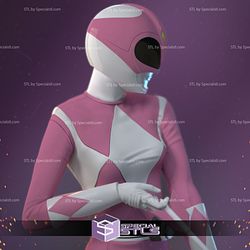 Pink Ranger 3D Printing Model Mighty Morphin Power Rangers STL Files
