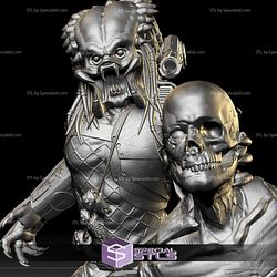 Predator and Enemy Body 3D Printing Model STL Files