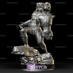 Predator and Enemy Body 3D Printing Model STL Files