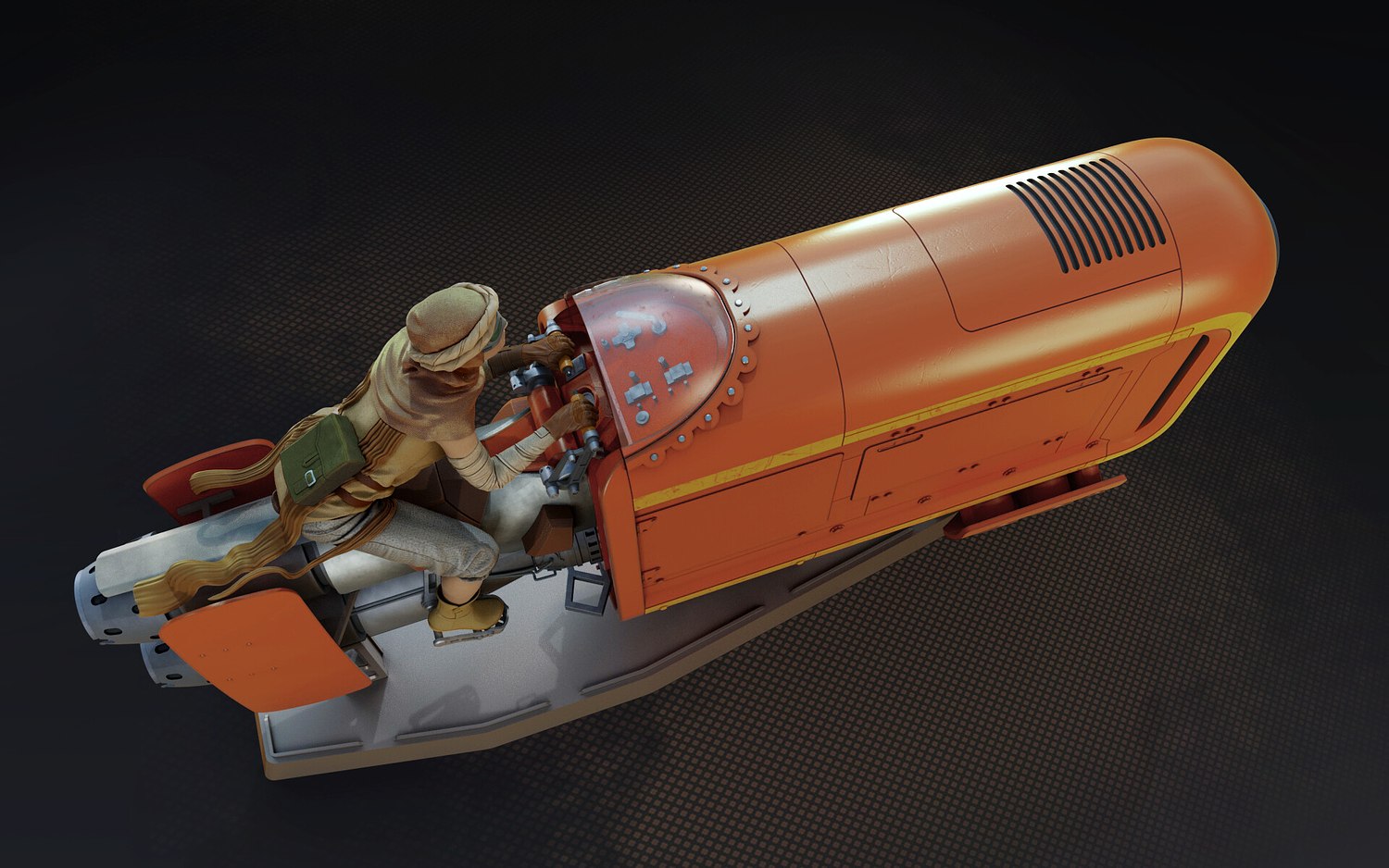 Rey's Speeder From Star Wars