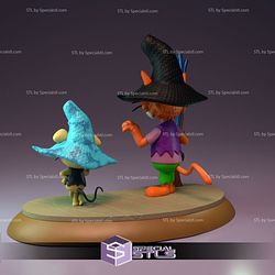 Punkin Puss and Mushmouse 3D Printing Model STL Files