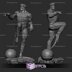 Puri-Puri Prisoner 3D Printing Model One Punch Man STL Files