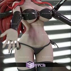 Rias Gremory Bikini 3D Printing Model Highschool DxD STL Files