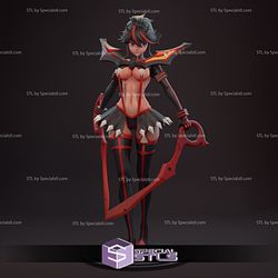 Ryuko Matoi Posing 3D Printing Figurine Kill la Kill STL Files