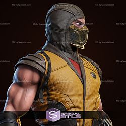 Scorpion Standing V3 3D Printing Model Mortal Kombat STL Files