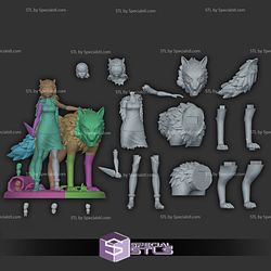 San 3D Printing Model from Princess Mononoke STL Files