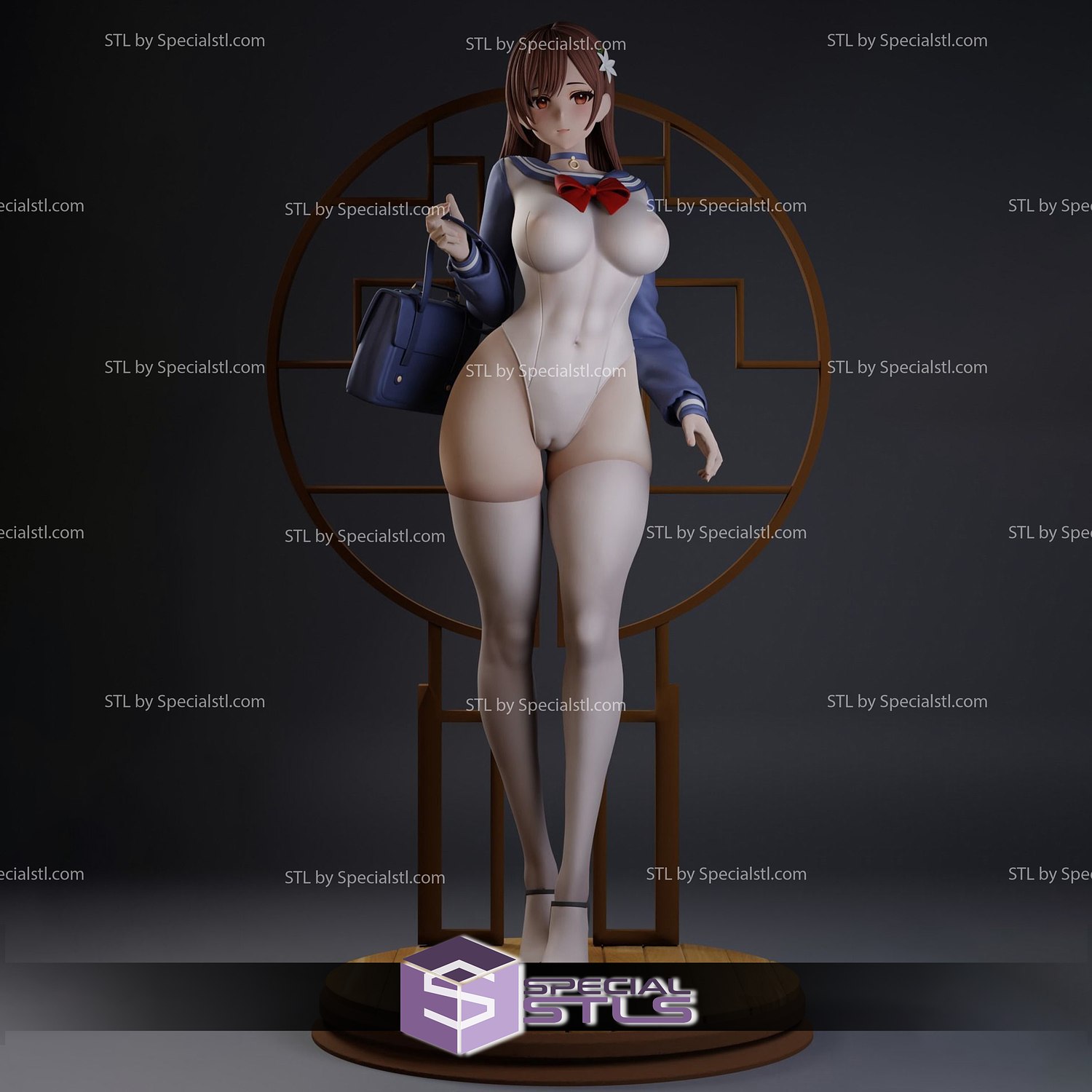 Sexy Schoolgirl 3D Printing Model STL Files