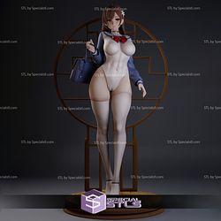 Sexy Schoolgirl 3D Printing Model STL Files
