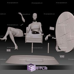 Sharon Stone Basic Instinct 3D Printing Figurine STL Files
