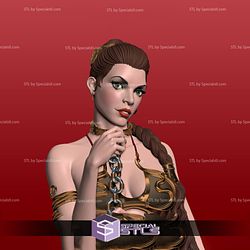 Slave Princess Leia V3 3D Printing Model Starwars STL Files