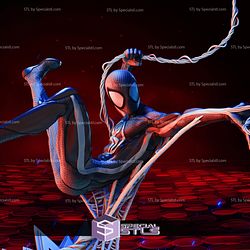 Spider Man Miles Morales V6 Action Pose 3D Printing Figurine STL Files