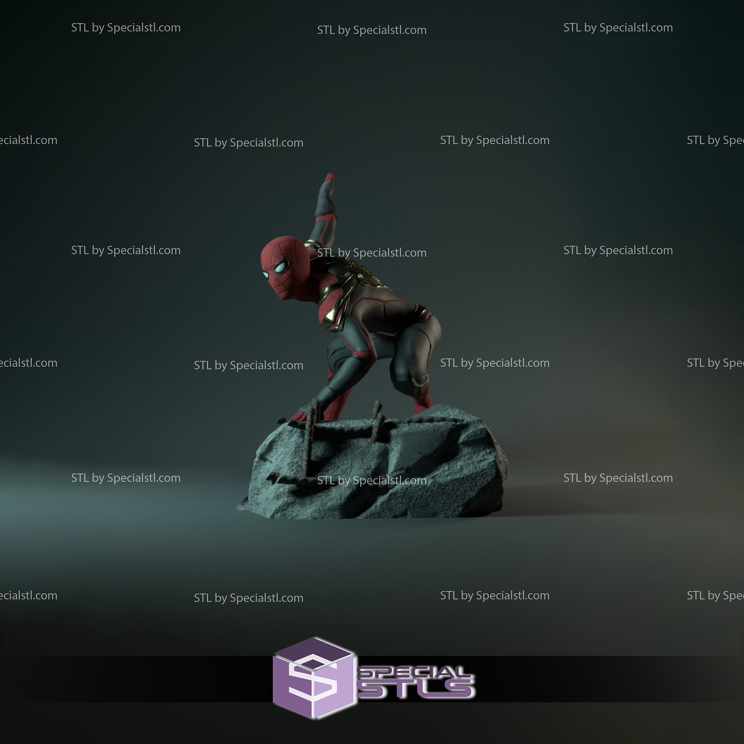Spider Man Tom Holland for Diorama 3D Printing Model STL Files