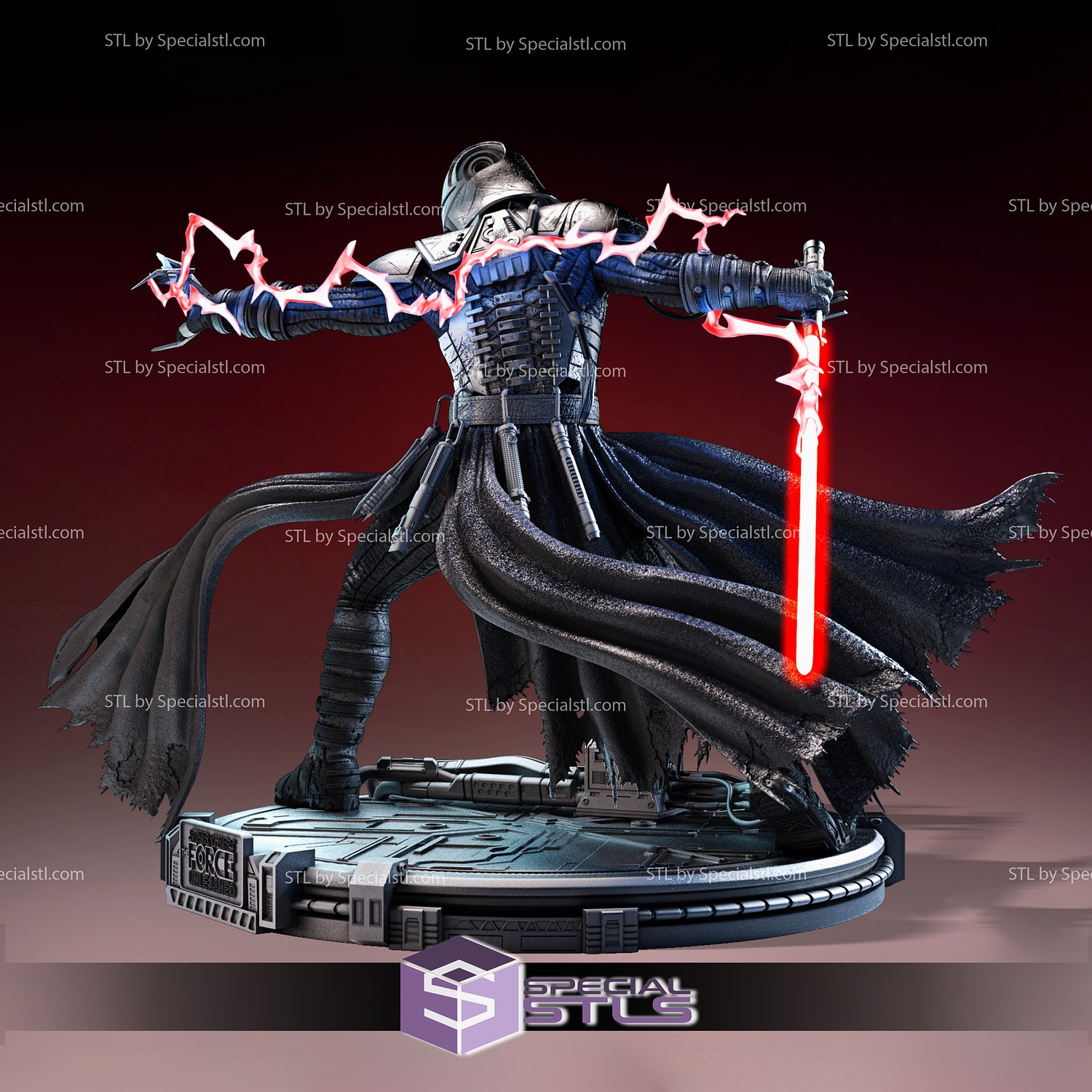 Starkiller V2 3D Printing Figurine Star Wars STL Files