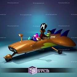 Super Space Car 3D Printing Model The Impossibles STL Files