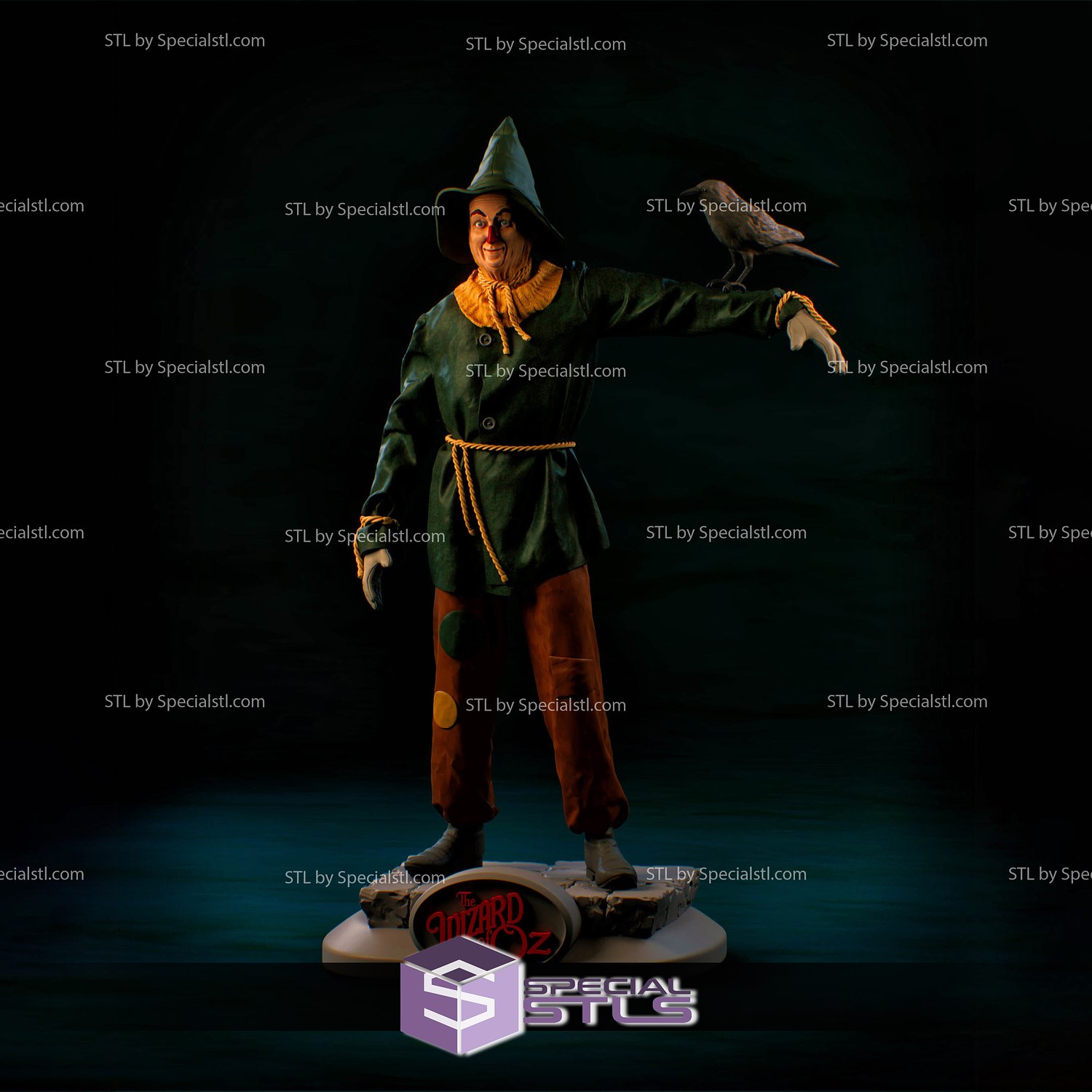 Toto Scarecrow 3D Printing Model The Wizard of Oz STL Files