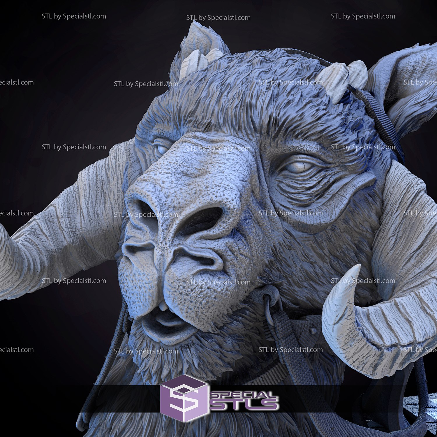 Tauntaun 3D Printing Figurine Star Wars STL Files