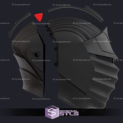 Cosplay STL Files Ashoka Inquisitor Starwars Helmet Wearable 3D Print