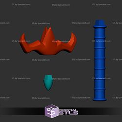 Cosplay STL Files Janemba Sword Dragonball Wearable 3D Print