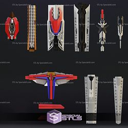 Cosplay STL Files Optimus Prime Sword Last Knight 3D Print Wearable