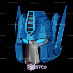 Cosplay STL Files G1 Optimus Prime Helmet 3D Print Wearable