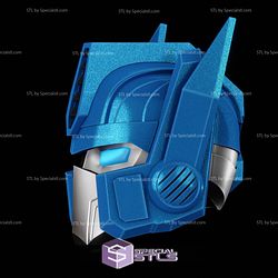Cosplay STL Files G1 Optimus Prime Helmet 3D Print Wearable