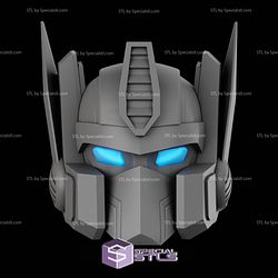 Cosplay STL Files G1 Optimus Prime Helmet 3D Print Wearable