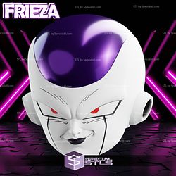 Cosplay STL Files Frieza Head Dragonball 3D Print Wearable