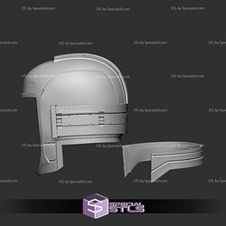 Cosplay STL Files Comic Kang The Conqueror Helmet 3D Print Wearable
