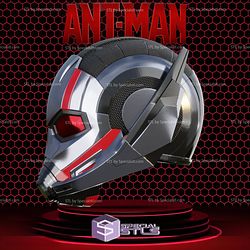 Cosplay STL Files Ant Man 3 Quantumania Helmet 3D Print Wearable