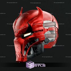 Cosplay STL Files Red Hood Shinobi Mask 3D Print Wearable