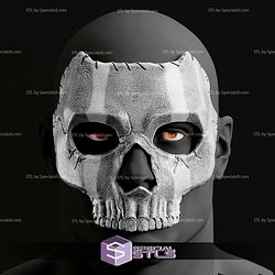 Cosplay STL Files Call of Duty Modern Warfare 2 Ghost Mask 3D Print Wearable