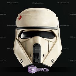 Cosplay STL Files Shore Trooper Helmet Andor Rogue One 3D Print Wearable