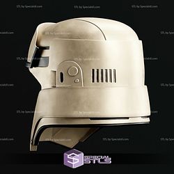 Cosplay STL Files Shore Trooper Helmet Andor Rogue One 3D Print Wearable