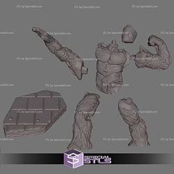 Swole Groot STL Files Guardian of Galaxy 3D Printing Figurine