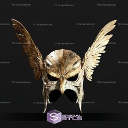 Cosplay STL Files Hawkman Helmet Black Adam 3D Print Wearable