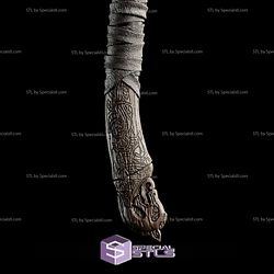 Cosplay STL Files Kratos Leviathan Axe God of War 3D Print Wearable
