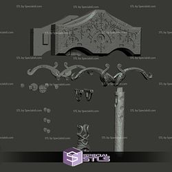 Cosplay STL Files God of War Thor Hammer 3D Print Wearable