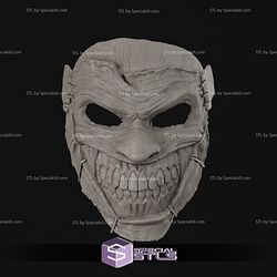 Cosplay STL Files Joker Mask 3D Print Wearable
