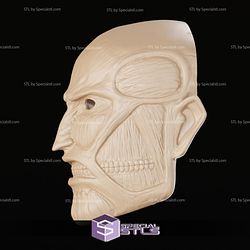 Cosplay STL Files Colossal Titan Mask Attack on Titan 3D Print Wearable