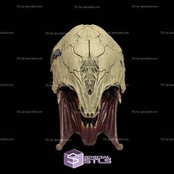 Cosplay STL Files Feral Predator Prey Mask 3D Print Wearable