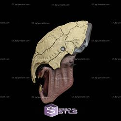 Cosplay STL Files Feral Predator Prey Mask 3D Print Wearable