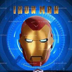 Cosplay STL Files Iron Man Model 25 Helmet 3D Print Wearable