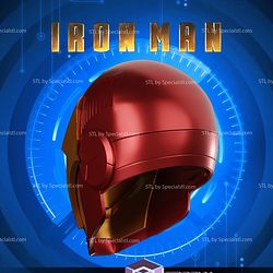 Cosplay STL Files Iron Man Model 25 Helmet 3D Print Wearable