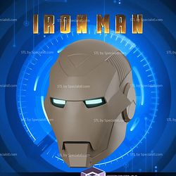 Cosplay STL Files Iron Man Model 25 Helmet 3D Print Wearable