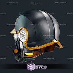 Cosplay STL Files Comic Star Lord Helmet 3D Print Wearable