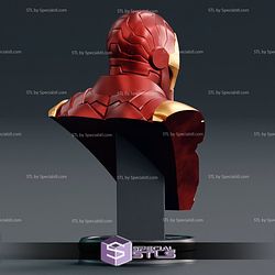 Iron Man Model 70 Bust STL Files 3D Printing Figurine