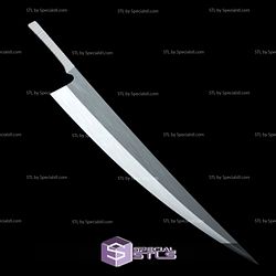 Cosplay STL Files Bleach Tensa Zangetsu Sword 3D Print Wearable