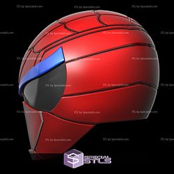 Cosplay STL Files Spider Man Power Ranger Mask 3D Print Wearable
