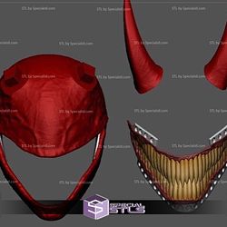 Cosplay STL Files Carnage Daredevil Helmet 3D Print Wearable