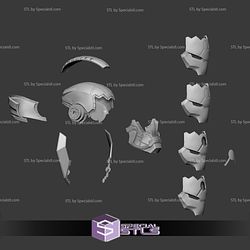 Cosplay STL Files Celestial Hulk Buster Helmet 3D Print Wearable